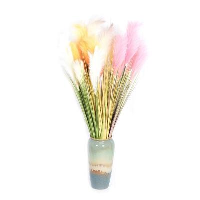 China Fabric Silk + Plastic Artificial Palnt VF-081 5 Reed Grass Sale Artificial Indoor Plant Office Decorative Plants for sale