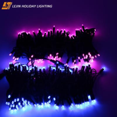 China Led String Lights Electrodeless Holiday Outdoor Lighting 10m Linkable 100leds Led String Lights For Garland Light Party Decoration for sale