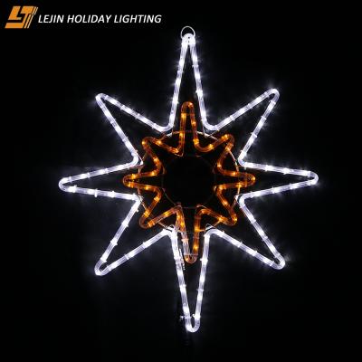 China 2d holiday decoration 10mm led star pattern indoor outdoor hanging light for christmas decoration for sale