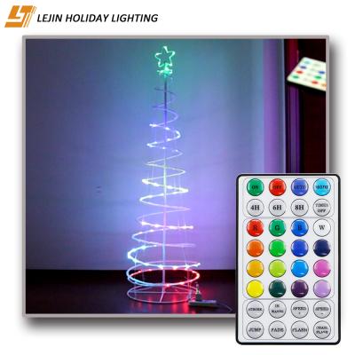 China 32 Function Remote Control Indoor Use 1.2/1.5/1.8meter Artificial Christmas Tree Remote Control Sales for sale