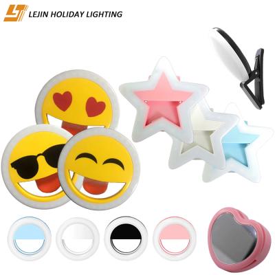 China Popular Selfie Light Mobile Phone Amazon Mobile Phone Led Mini Ring Light For Phone Selfie Ring Light for sale