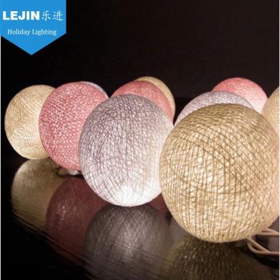 China Cotton Ball Light Wedding Decoration LED Cotton Ball Light for sale