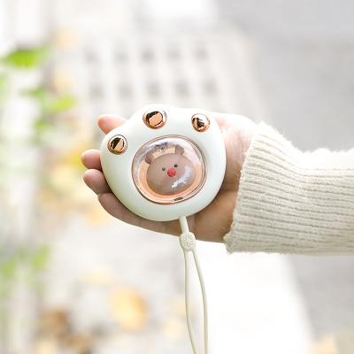 China 2021 New Car Warm Winter Cute Pet Cat Paw Hand Warmer USB Charging Small Durable Insulation Warm Mini Gift for sale