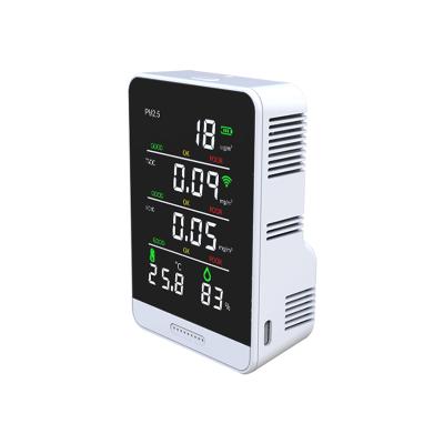 China Air7 Pro Air Quality Monitor Home CTVOC HCHO Air7 pro Large Screen Color Display PM2.5 Portable Air Monitor for sale