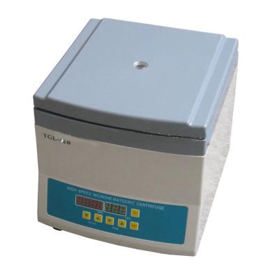 China TGL-12B High Speed ​​Micro Hematocrit Lab Centrifuge (With CE) TGL-12B for sale