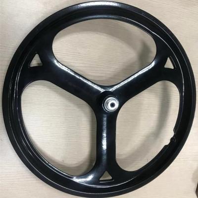 China Mountain Bikes China Factory 20 Inch Magnesium Alloy Colored Bicycle Wheels 3 Spoke for sale