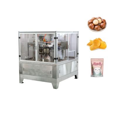 China Food Packing Snacks Powder Peanut Filling Australia Hazel Chips Doypack Packing Machine for sale