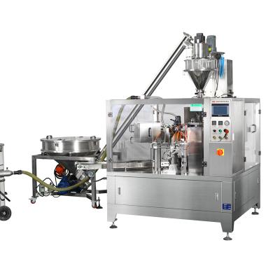 China High Speed ​​Automatic Food Powder Doypack Packing System for sale