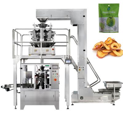 China CLOTHING System 300g 500g Food Packing Zipper Bag Automatic Weighing Flat Pouch Rotary Packing Machine for sale