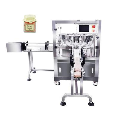 China Easy To Operate And Maintain High Accuracy Automatic Rotary Sugar Packing Tin /Can/Jar Filling Packing Machine for sale