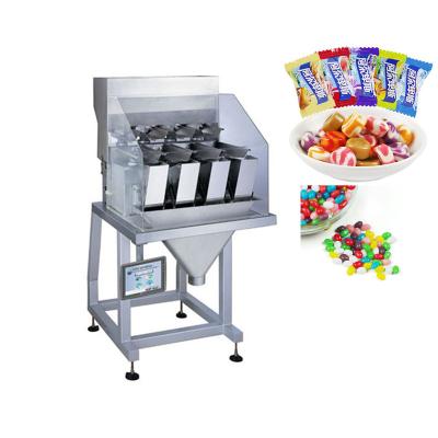 China Make Mix Products Chinese Supplier Candy Sugar Weighing 2/4 Head Semi-automatic Linear Weigher Packing Machine for sale