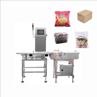 China Check Weighing High Precision Automatic Control High Speed ​​Online Dynamic Weigher For Small Pouch In Food Industry for sale