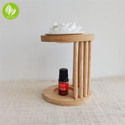 China Europe Air Freshener Aroma Stone Diffuser Wood Holder for sale