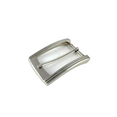 China Belt Buckles 30mm Nickel Color Fine Brush Quality Hardware Leather Belt Buckles For Men's Belt for sale