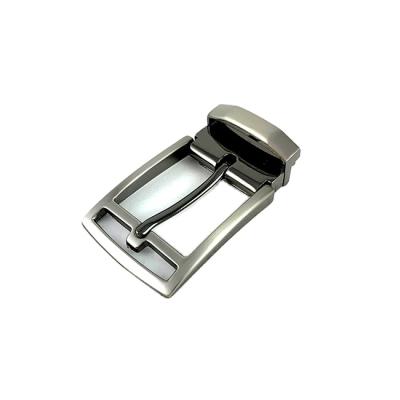 China Pin Buckle With Pin Buckle Belt Hebillas Mens Leather Clip Belts With Gunmetal Satin Belt Buckles for sale