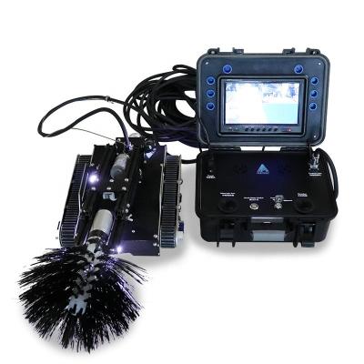 China Non-Toxic Hotels Ventilation Pipes Cleaning Robot Equipped With HD Camera UV Lights for sale