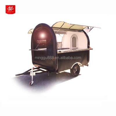 China Light street food truck or used food trucks or mobile food cart without rainshed for sale