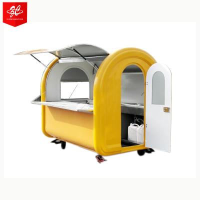 China Vegetable Processing Factory Price Filipino Manufacturer Electric Design Bike Quick Vending Food Cart Mobile Food Truck for sale