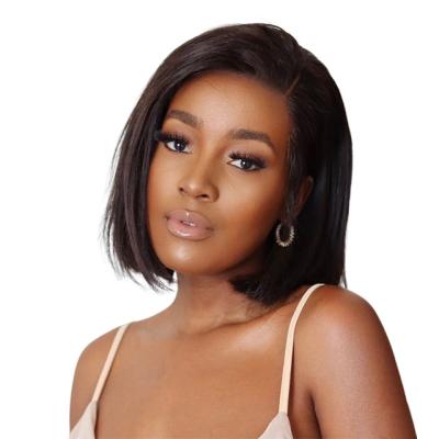 China Glueless BOB Hair Wig 13x4 Hd Bob Straight Wigs For Women Indian Light Brown Short Hair for sale