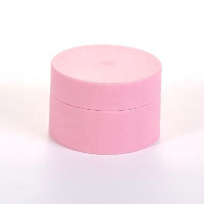 China 5g 10g 20g 30g 50g 100g 120g pp cosmetic elegant cosmetic bottle irregular round luxury plastic jar frosting single layer pp cream bottle for sale