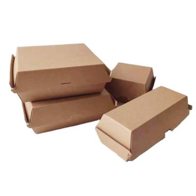 China Food Grade Biodegradable Wholesale Catering Container Food Box Paper Packaging Dinner Packing Box for sale