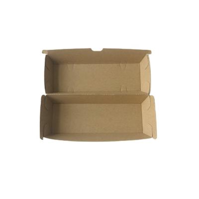 China Food Grade Biodegradable Hot Dog Eco - Friendly Custom Carboard Take Away Paper Packaging Box for sale