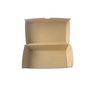 China Disposable Biodegradable Customized Printing Recycle Snake Box Corrugated Kraft Paper Box Lunch Box for sale