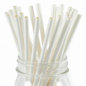 China Disposable Biodegradable Printed Paper Straw Customized Drinking Straw for sale