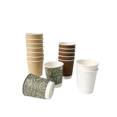 China High Quality Single Wall Cups Eco-friendly 8oz 12oz 16oz Factory Disposable Hot Selling Kraft Paper To Take Out for sale