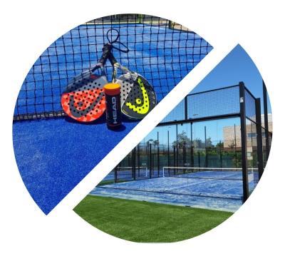 Китай суд травы 6x20m10x20m панорамный Padel тенниса 10mm искусственный продается