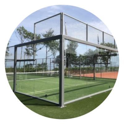 China Panoramisch Tennis Kunstmatig Gras 10x20m het Kunstmatige Gras van Padel Te koop