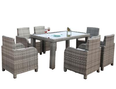 China Luxury Outdoor Luxury Chair Dining Set for sale