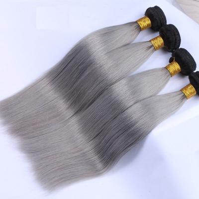 China el pelo de la Virgen de 7A Ombre no lía ningún cabello humano de vertimiento de las extensiones del pelo de Ombre en venta