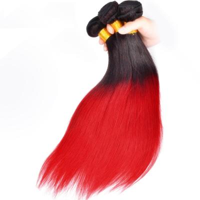 Cina Tessuto brasiliano molle di seta dei capelli di Ombre, pacchi reali dei capelli di Ombre Remy dell'essere umano in vendita