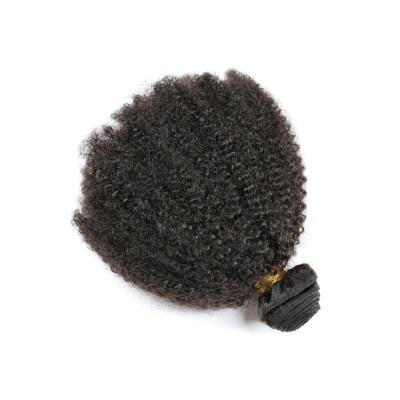 China Brazilian Virgin Human Hair Afro Kinky Curly Human Hair Extension Weft Good Ratio for sale