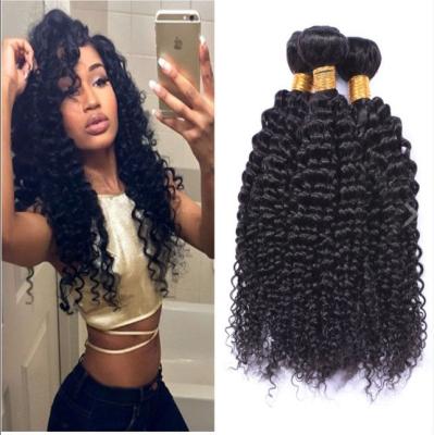 China Natural Peruvian Human Hair Bundles Deep Jerry Curl Human Hair No Tangle for sale