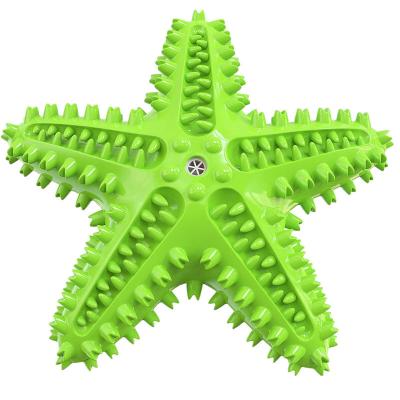 China Starfish Viable Molar Stem Star Cleaning Five-Sharp Teeth Resistant To Sharp Dog Toothbrush Pet Toys for sale