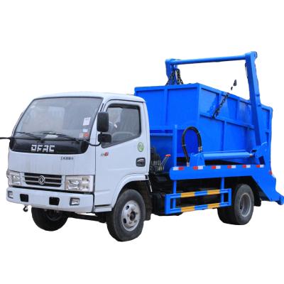 China CHINA truck factory 4-5 CBM swing arm garbage truck kitchen waste transit truck for sale EQ1160GZ5DJ for sale