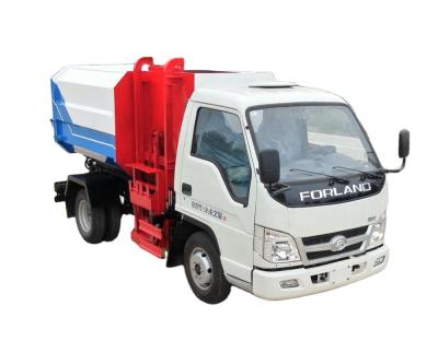 China Factory Side-Trailer Garbage Truck Kitchen Waste Collection Transit Vehicle Garbage Truck For Sale for sale