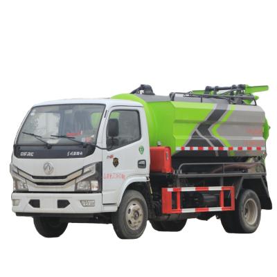 China New High Pressure Fecal Sewage Pump Fecal Truck Car Vacuum Suction 5 High Pressure Sewage Suction Truck for sale