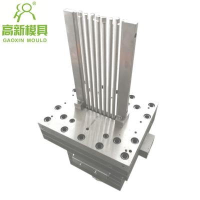 China Wood Plastic Hollow Composite Material WPC Decking Extrusion Molding / Plastic Flooring Extrusion Molding / WPC Profile Extrusion Molding for sale