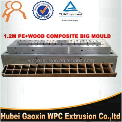 China Wood Plastic Composite Material WPC Wall Panel Plastic Extrusion Molds Made in China for Wood Plastic Composite for sale