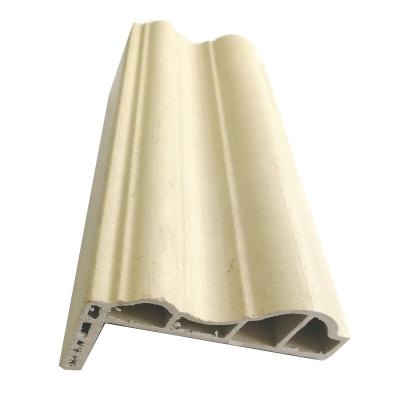 China High Quality Wood Plastic Composite Material WPC PVC Based Foaming Decor Balance Plastic Castings Plastic Extruder for sale