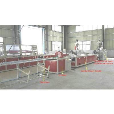 China Hot Sale PE-WPC Profile Extrusion Production Line / Wood Plastic Extrusion Machine / WPC Profile Extruder for sale