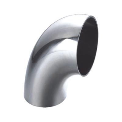 China 304/316L Stainless Steel Sanitary Bend 90 Degree Welded Elbow for sale