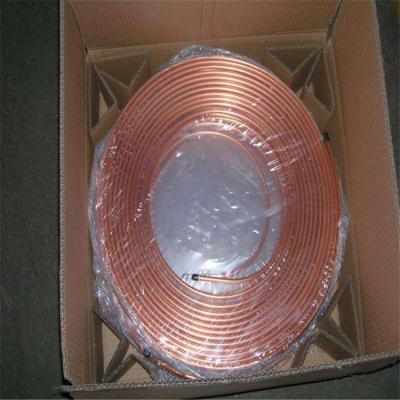 Chine Pancake Coil Copper Coated Tubing 5/16''*0.7mm for Auto Brake Pipe 15m Steel C10100 Cooper Tube/c10100 Cooper Pipe 0.1mm~120mm à vendre