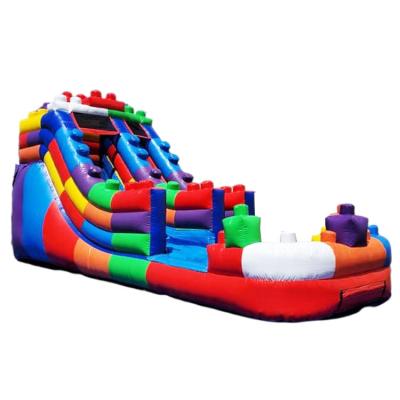 China Double Lane Wholesale Price Rental Enterprise Inflatable Water Slide Commercial Inflatable Slide Slide for sale