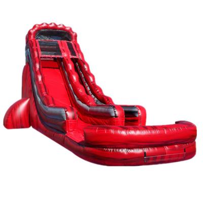 China Largest Large Commercial Huge Size World's Largest Longest Inflatable Rental Company Water Slides With Pool for sale