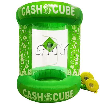 China Commercial/Birthday/Wedding/Party/School/Inflatable Cash Cube Booth Machine Event Grab Money Party For Business Advertising Event Promotion for sale