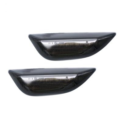 China PC+ABS+LED Car LED Smoked Lens Amber Blinker Turn Signal Indicator Lights For Opel Mokka 2013-2016 for sale